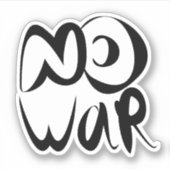 戦争なし シール (正面)