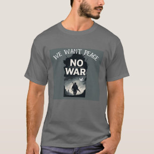 「戦争なし」兵士の平和鳩カスタム Tシャツ