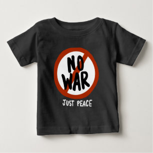 戦争なし-平和 ベビーTシャツ
