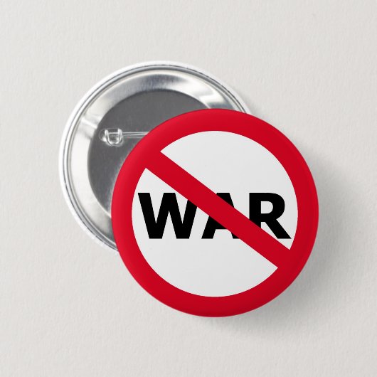戦争なし 缶バッジ (正面&裏面)