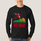 戦争なし Tシャツ (正面)