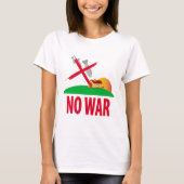 戦争なし Tシャツ (正面)