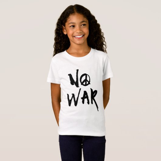 戦争なし Tシャツ (正面フル)