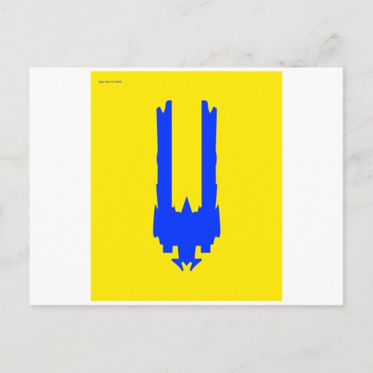 戦争に反対する ポストカード (正面)