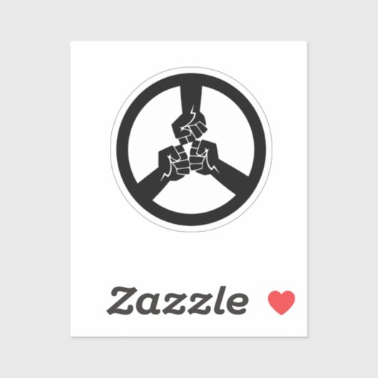 戦争に対する平和 シール (シート)