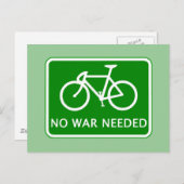 戦争に必要な製品がない自転車 ポストカード (正面/裏面)