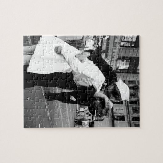 戦争のさようなら正方形に時々接吻すること ジグソーパズル (横)