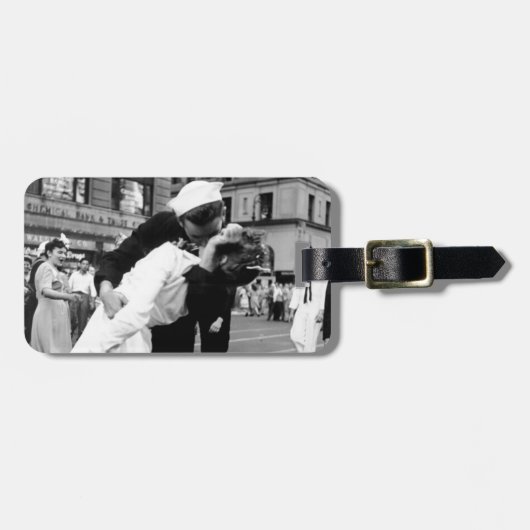 戦争のさようなら正方形に時々接吻すること ラゲッジタグ (正面横)