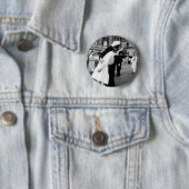 戦争のさようなら正方形に時々接吻すること 缶バッジ (インサイチュ)