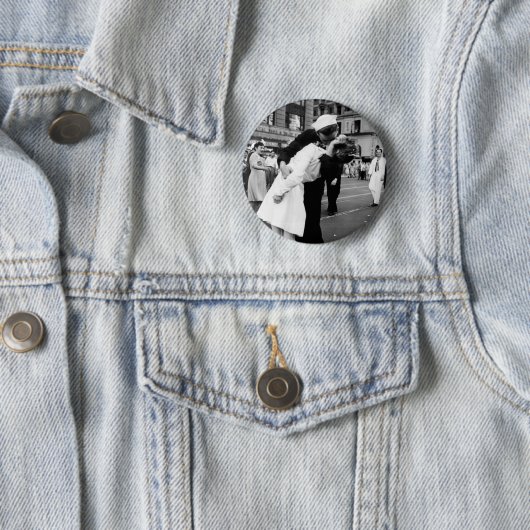 戦争のさようなら正方形に時々接吻すること 缶バッジ (インサイチュ)