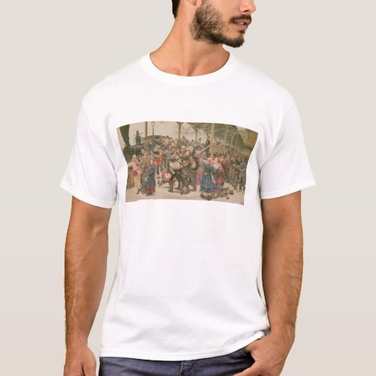 戦争のために出発します、1888年 Tシャツ (正面)
