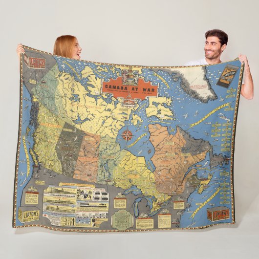 戦争のカナダ フリースブランケット (インサイチュ)