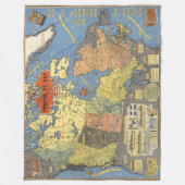 戦争のカナダ フリースブランケット (正面)