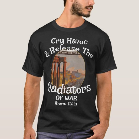 戦争のグラディエーターたち Cry Havoc リリース Tシャツ (正面)
