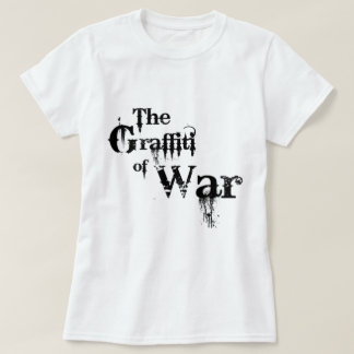 戦争のロゴの服装の落書き Tシャツ