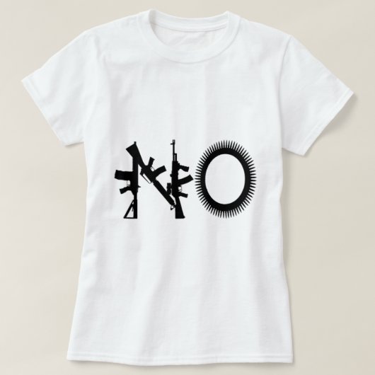 戦争の兵器は要らないTシャツ Tシャツ (デザイン正面)