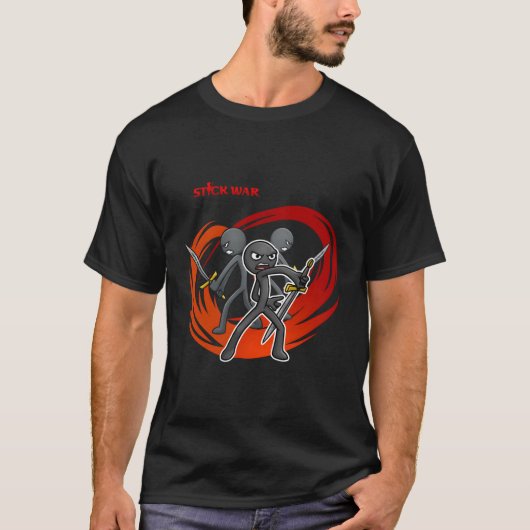 戦争の剣を突き刺す Tシャツ (正面)