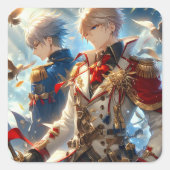 戦争の声：平和の声 スクエアシール (正面)