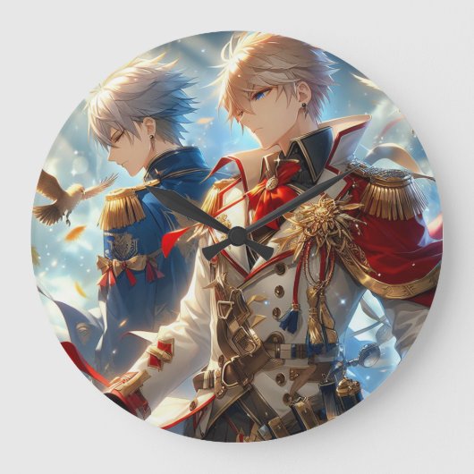 戦争の声：平和の声 ラージ壁時計 (正面)