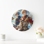 戦争の声：平和の声 ラージ壁時計 (ホーム)