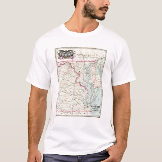 戦争の座席の地図 Tシャツ (正面)