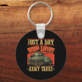 戦争の戦車を愛する少年の戦争2のsher キーホルダー (正面)