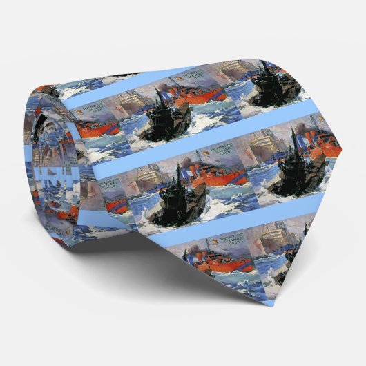 戦争の海の船の潜水艦ポスター ネクタイ (ロール)