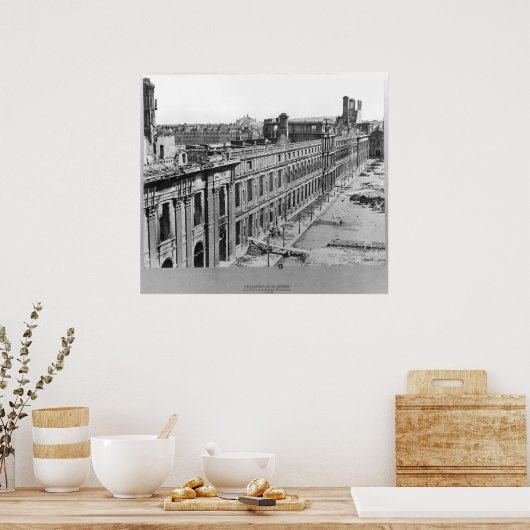 戦争の災害 ポスター (キッチン)