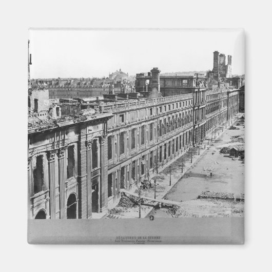 戦争の災害 マグネット (正面)