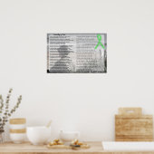 戦争の犠牲者、ライム患者の詩 ポスター (キッチン)