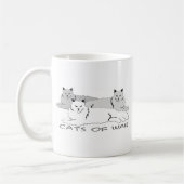 戦争の猫 コーヒーマグカップ (左)