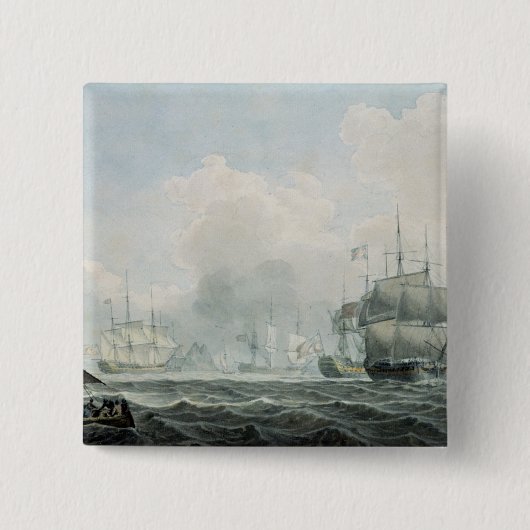 戦争の英国の船 缶バッジ (正面)