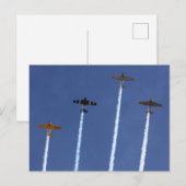 戦争の飛行機のポストカード ポストカード (正面/裏面)