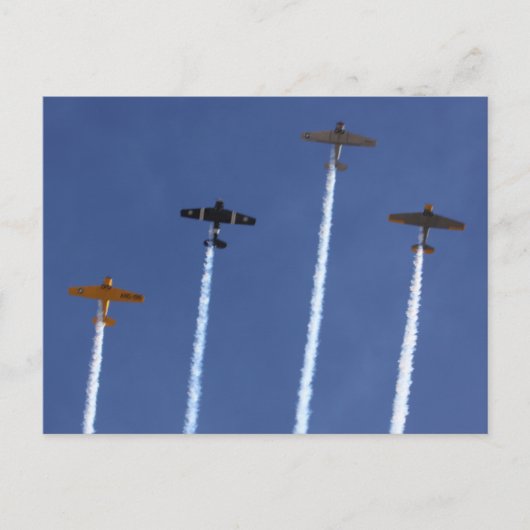 戦争の飛行機のポストカード ポストカード (正面)