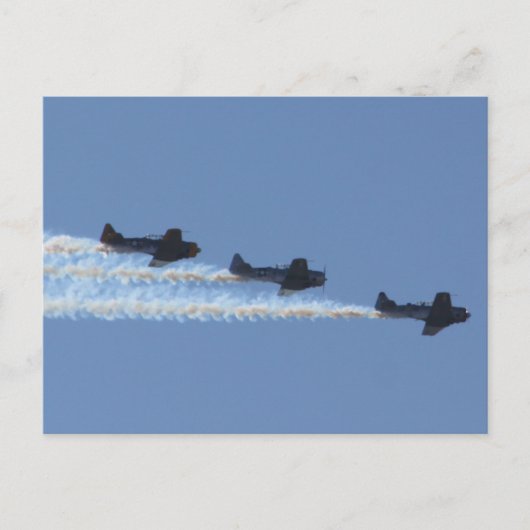 戦争の飛行機 ポストカード (正面)