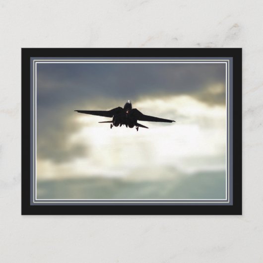 戦争の鳥が近づいている ポストカード (正面)