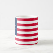 戦争のBetsy Rossの革命的な旗 コーヒーマグカップ (中央)