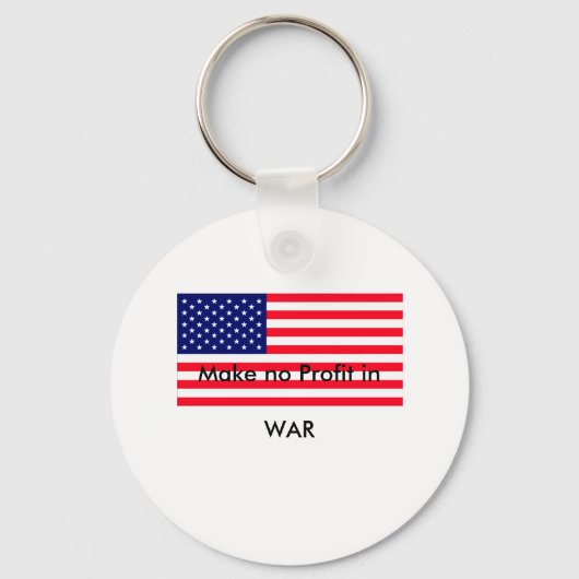 戦争のjGibneyの利益に博物館のZazzleのGIをしないで下さい キーホルダー (正面)