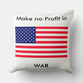 戦争のjGibneyの利益に博物館のZazzleのGIをしないで下さい クッション