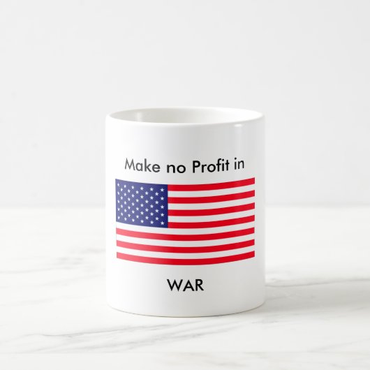 戦争のjGibneyの利益に博物館のZazzleのGIをしないで下さい コーヒーマグカップ (中央)