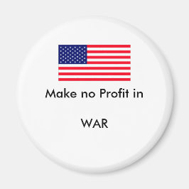 戦争のjGibneyの利益に博物館のZazzleのGIをしないで下さい マグネット