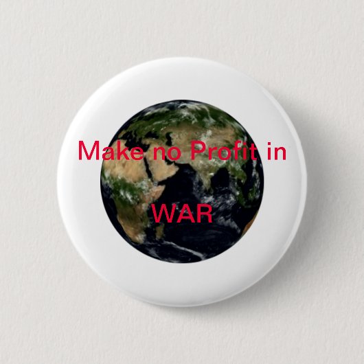 戦争のjGibneyの利益に博物館のZazzleのGIをしないで下さい 缶バッジ (正面)