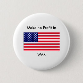 戦争のjGibneyの利益に博物館のZazzleのGIをしないで下さい 缶バッジ