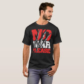 戦争はご遠慮ください Tシャツ (正面フル)