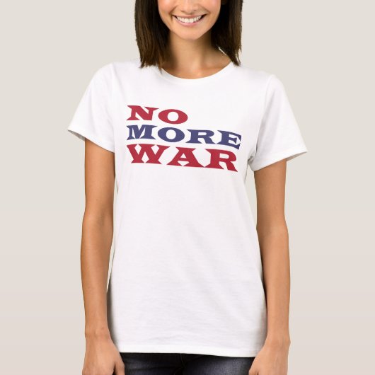 戦争はもう終わる Tシャツ (正面)
