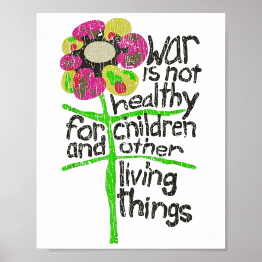 戦争は健全ではない1967 ポスター (正面)