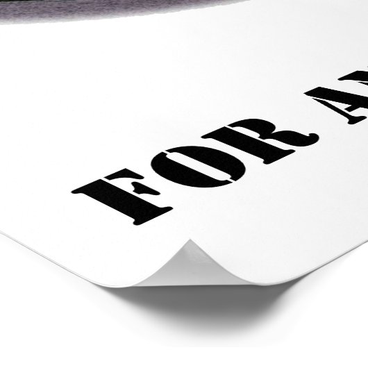 戦争は健全ではない… ポスター (角)