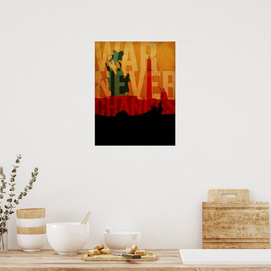 戦争は変わらない ポスター (キッチン)