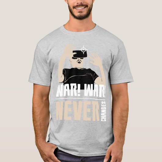 戦争は変わらない Tシャツ (正面)