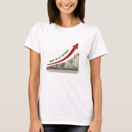 戦争は大騒ぎだ Tシャツ (正面)